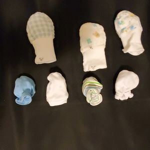 baby mittens bundle (7 sets)